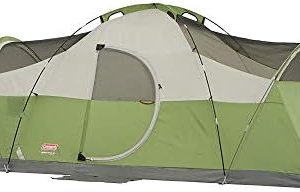 Coleman Montana Camping Tent, 6/8 Person Family Tent with Included Rainfly, Carry Bag, and Spacious Interior, Fits Multiple Queen Airbeds and Sets Up in 15 Minutes