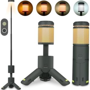 Camping Lantern Rechargeable, Camping Light with Bright 32 LED, Battery Operated Lights with 10000mah Batteries, Outdoor Portable Lanterns for Emergency, Outages, Hiking, Camping ect. IPX7 Waterproof